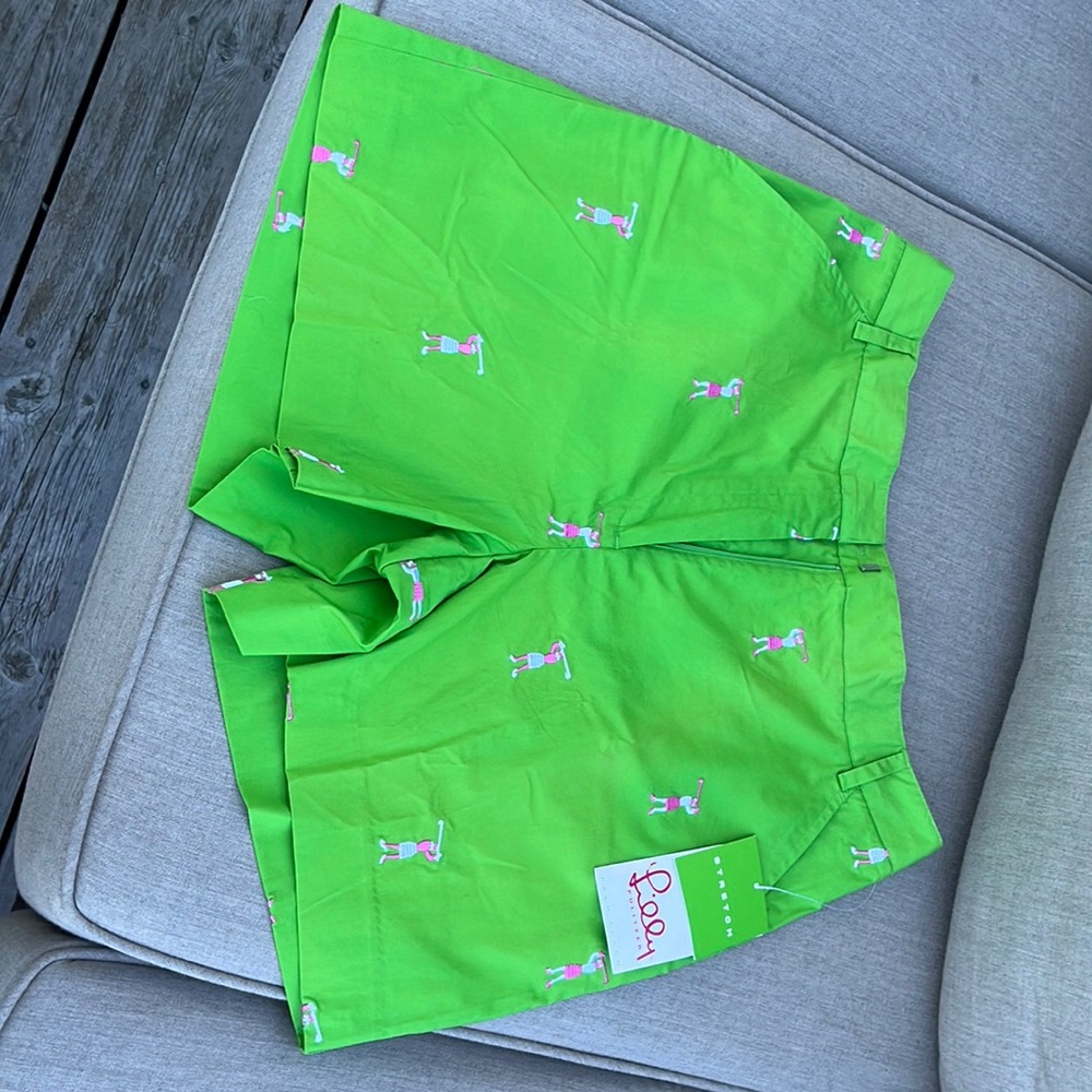 Lily Pulitzer golf shorts.